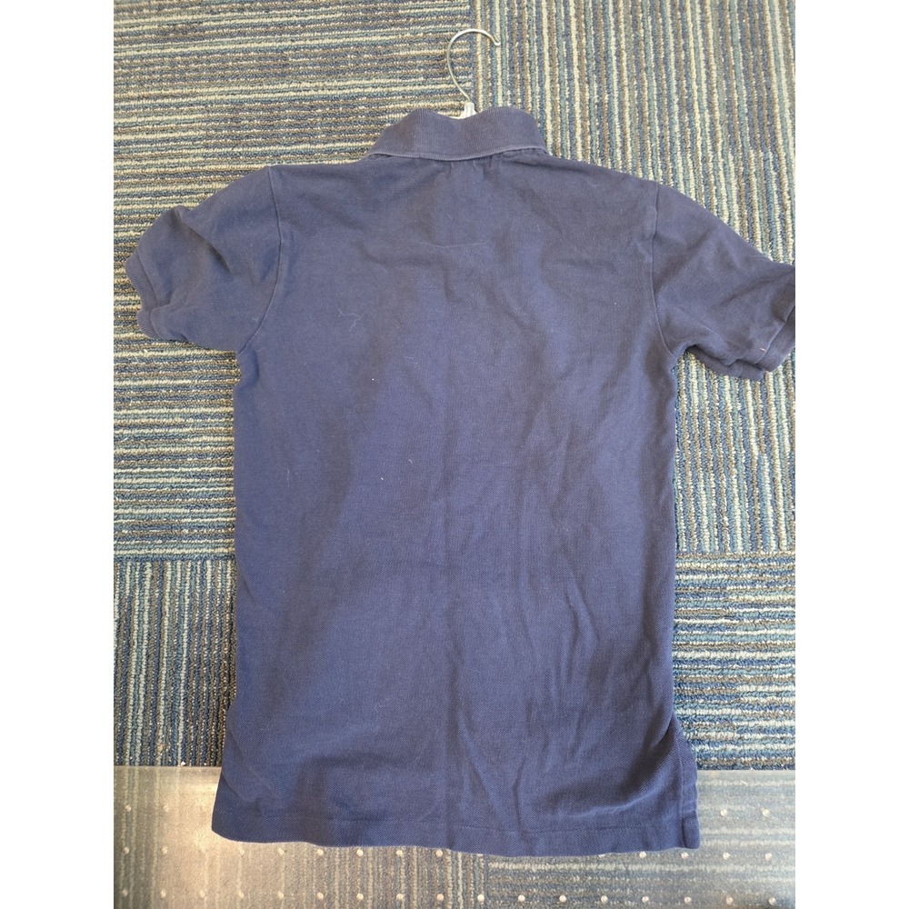 Polo Ralph Lauren Polo Shirt Boys Sz 8 Blue Classic‎ Fit Short Sleeve Pony Logo - Picture 8 of 9
